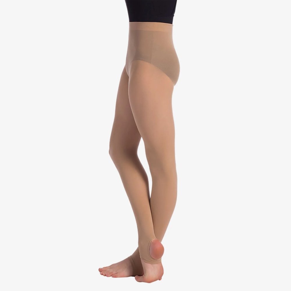 So Danca caramel stirrup tights seamless XXL